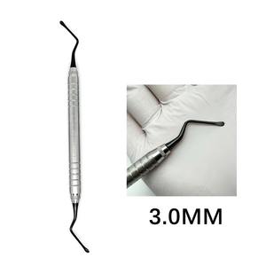 Curette dentaire Gracey dentaire dentaire à dents dentelées, curettes osseuses parodontales, détartreur dentaire manuel, poignée ergonomique, certifié CE - Product Image 5