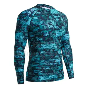 Concevez votre propre Rush Guard à manches longues Rash Guard meilleure qualité Rash Guard pour hommes