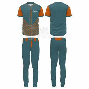 Conjunto de uniforme de béisbol con logotipos cosidos y cintura ajustable para un mejor ajuste Uniforme de béisbol clásico - Product Image 5
