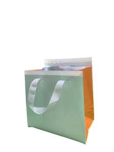 Trendy NonWoven <b>Cooler</b> Tote Bag with Personalized Logo Showcasing Insulated Handles Reusable Food Completely Recyclable - Product Image 5