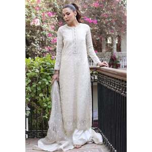 Ensemble chemise et dupatta en mousseline de soie Lia Formal - Product Image 4