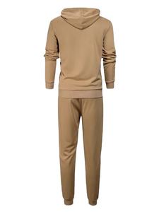 Survêtements de qualité supérieure ajustés et unis pour hommes Ensemble le plus vendu respirant et confortable avec logo personnalisé - Product Image 2