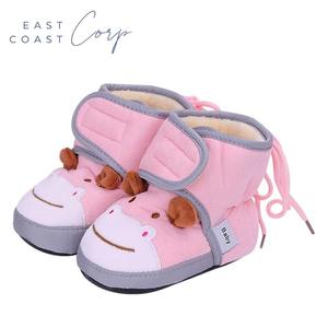 Botines cálidos de invierno de algodón suave para recién nacidos, botines antideslizantes para bebés, zapatillas de estilo occidental, zapatos de cuna, calcetín con cierre - Product Image 3