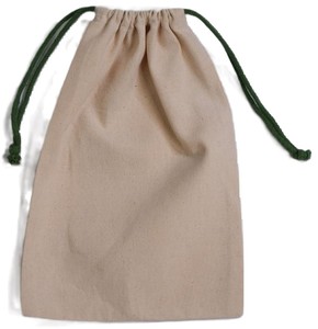 Pochette cosmétique en coton biologique 100% écologique pour femmes, avec cordon de serrage, tissu recyclé doux, imprimé en sérigraphie, pour bijoux et maquillage - Product Image 1