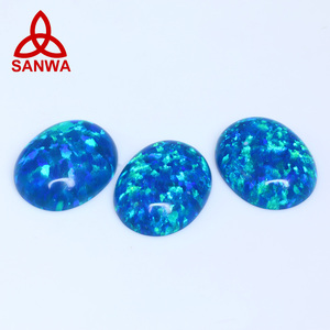 Bello-gemas de ópalo OP05 para mujer, cabujones de forma ovalada azul del Pacific, fábrica directa personalizada, fabricación de joyas de lujo - Product Image 5