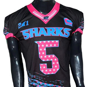 Maillot de football américain, maillot de supporter, broderie par sublimation, grande taille, 7v7, drapeau, photo réelle, usine du Pakistan, tous les sports - Product Image 1