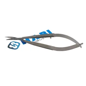 Supplier of curved blade cuticle spring scissors 4 pieces titanium spring action scissor all color and size available
