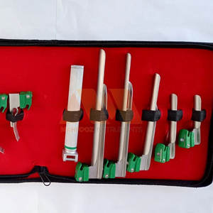 Kit Completo de Laringoscopio, Instrumento Quirúrgico Profesional de Acero Inoxidable para Clínicas, Juego de Laringoscopio de Alta Precisión - Product Image 4