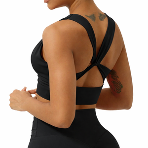 เสื้อชั้นในกีฬาไร้ตะเข็บสำหรับผู้หญิงปี 2026 แบบซัพพอร์ตสูง สวมใส่ง่าย สายปรับได้ คุณภาพดี ไซส์ XL บวก คุณสมบัติระบายอากาศได้ดี - Product Image 1