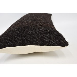 12x24 Inches Black Macrame Wool Rug with Vintage Woven Design Non-Slip Eco-Friendly Removable & Washable - Product Image 5