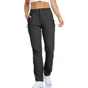 Dark Color Regular Fit Stretch <b>Women's</b> Hiking Pant Multi-pocket Outdoor Pants All Seasons Waterproof Windproof Quick Dry - Product Image 4