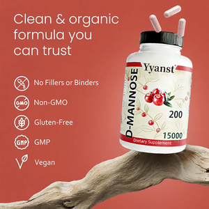 Cápsulas de D-MANNOSE y ARBÓREO ROJO de marca privada de alta calidad que mejoran las infecciones del tracto urinario y fortalecen la inmunidad - Product Image 6