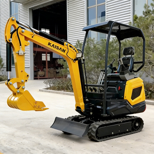 Mini-excavatrice KAISAN <span class=keywords><strong>de</strong></span> 1,2 tonne pour le génie civil et la location, avec flèche pivotante, excavatrice compacte pour travaux multiples - Product Image 3