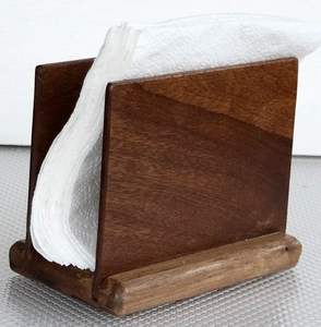 Porta Servilletas de Madera de Lujo Hecho a Mano y Duradero para Uso Diario en Cocinas, Cafeterías, Comedores, Decoración del Hogar y Eventos de Boda - Product Image 6