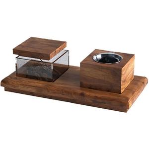 Ensemble brûleur d'encens en bois de santal fait main Candid Manufacturing Co, boîte de rangement, diffuseur aromatique, modèle CMC-ch-01, encens biologique - Product Image 1
