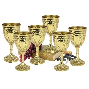 Verre à cocktail en laiton doré, design en verre gaufré, très vendu, capacité 300 ml, fabrication artisanale, design de luxe pour restaurant et bar - Product Image 2