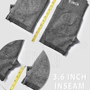 Venta al por mayor transpirable mujeres Scrunch Booty Shorts último estilo Color sólido personalizado poliéster/Spandex Skinny Fit Servicio OEM - Product Image 6