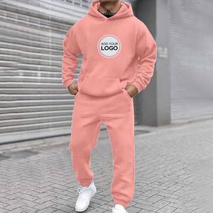 Chándal para hombre de 2 piezas de ajuste relajado, chándal atlético para correr, conjuntos de traje para correr - Product Image 4