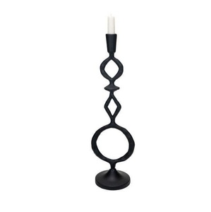 Candelabros metálicos geométricos contemporáneos, perfectos para la decoración moderna del hogar, iluminación ambiental de mesa y exhibición. - Product Image 3