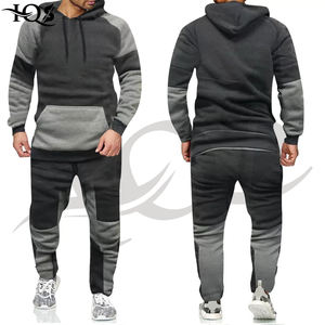 ชุดวอร์มใส่ได้ทั้งชายและหญิงพร้อมแผงดีไซน์ว่างเปล่าแบบ2-in-1มีฮู้ดสไตล์สปอร์ตฤดูหนาวปิดด้วยเชือกผูกระบายอากาศได้ดีและเป็นมิตรกับสิ่งแวดล้อม - Product Image 2