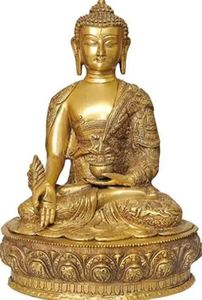 รูปปั้นทองเหลือง Deyan Mudra สำหรับตกแต่งบ้าน - Product Image 5