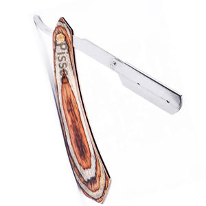 Navaja de Afeitar Plegable de Acero Inoxidable de Marca Privada, Navaja de Afeitar Recta para Barbería, Cuchillo de Afeitar Plegable de Acero Inoxidable - Product Image 2