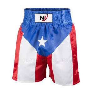 Durable Fight Wear Muay Thai Boxing Shorts 2025 Nueva llegada Soft Wear Men Muay Thai Shorts - Product Image 1