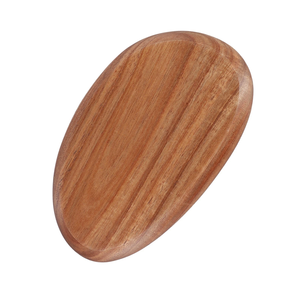 Plateau en bois ovale irrégulier pour collations Vaisselle Ustensiles de cuisine Écologiquement et sans danger pour la santé Produits vietnamiens en gros. - Product Image 4