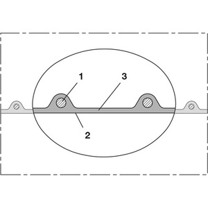 NORRES PU Conveying <b>Hose</b> 50-51mm ID X 57mm OD 3.5mm Wall 10m Length Pack of 10 - Product Image 3