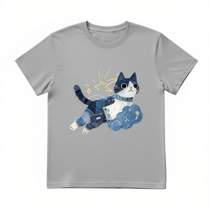 T-Shirt Unisex Oversize 210GSM 100% Cotone con Stampa DTG e Design a Rosa - Product Image 2