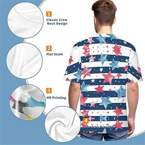 T-shirt pour hommes 100% coton bon et confortable vêtements pour hommes grande taille de qualité supérieure et à bas prix fabricant d'usine - Product Image 5