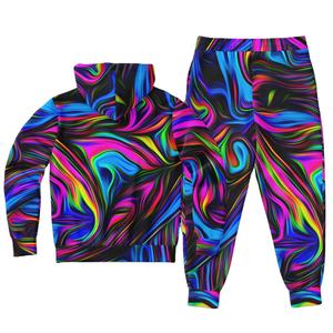 2025 alta calidad diseño personalizado 2 piezas conjunto chándal sublimación hombres Jogging trajes de gran tamaño Full Zip Up chándales - Product Image 6