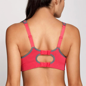 2024 nuevo diseño de Sujetador deportivo sin costuras para mujer estiramiento push-up acolchado un hombro cultivo personalizado y transpirable - Product Image 3