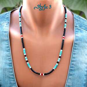 สร้อยคอลูกปัดธรรมชาติ sodalite, สร้อยคอลูกปัดกลมเรียบขนาด8มม. ทำด้วยมือคริสตัลสร้อยคอลูกปัดเครื่องประดับ - Product Image 3