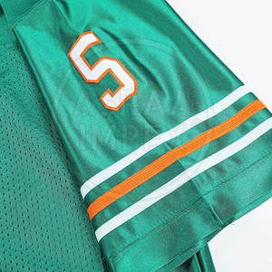 Nouvelle arrivée de vêtements de sport nom personnalisé imprimé 100% polyester tissu meilleur prix maillot de football américain - Product Image 3