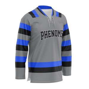 Maillot de hockey sur glace réversible léger personnalisable, respirant et durable avec nom d'équipe, impression OEM, vêtements de hockey sublimés - Product Image 5