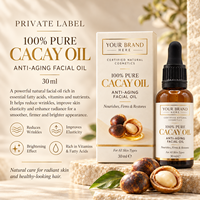 Huile de Cacay 100% pure, marque privée, 30 ml |   Soins anti-âge pour le visage et les cheveux |   Fabricant OEM Espagne