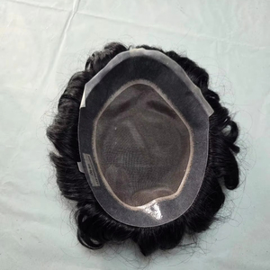 Autrichien Taz Hair Bangladesh Perruque de toupet de cheveux humains mono de qualité supérieure avec corps naturel et styles de vagues profondes Prothesis - Product Image 1