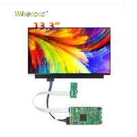 Panel modul peraga AM-OLED EDP 4K 13.3 inci asli layar warna OLED IPS resolusi 3840*2160