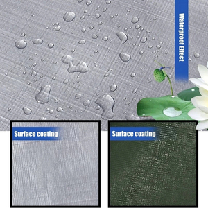 Tamaño personalizable <span class=keywords><strong>tela</strong></span> de polietileno <span class=keywords><strong>impermeable</strong></span> <span class=keywords><strong>para</strong></span> jardín al aire libre gazebo terraza toldo lluvia toldo lona - Product Image 6