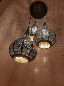 โคมไฟระย้าแบบตุรกีโคมไฟเพดานสไตล์โมรอคโค่โคมไฟระย้าแฮนด์เมดโคมไฟเพดานดีไซน์วินเทจโคมไฟแขวนโมรอคโค - Product Image 2