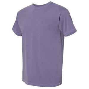 Venta directa al por mayor Camisetas de algodón 100% para hombres Impresión personalizada Logotipo gráfico y diseño de cuello redondo Stock Camiseta Lisa para hombres - Product Image 3