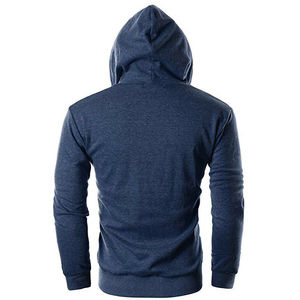 2026 nouveau sweat à capuche zippé personnalisé en gros 100% polyester vierge hommes sweats à capuche à fermeture éclair sweats à capuche imprimés bouffants 3D personnalisés - Product Image 2