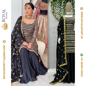 Nouvelle collection exclusive de costumes Palazzo au prix de gros par Royal Export Surat - Product Image 3