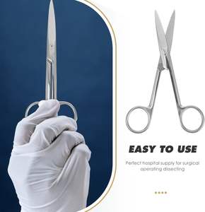 Tijeras de operación de vendaje Manual de acero inoxidable de alta calidad Instrumentos quirúrgicos afilados/Romos - Product Image 1