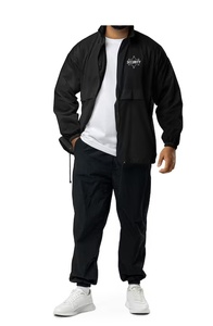 Oficial DE SEGURIDAD Unisex cortavientos guardaespaldas personalizado cremallera completa Anorak hombre chaqueta con capucha chaqueta cortavientos primavera otoño - Product Image 2