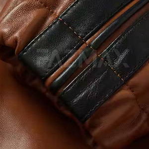 Survêtement en cuir pour hommes grande taille avec design unique, vente en gros, survêtement d'hiver pour hommes - Product Image 2