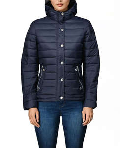 <b>Top</b> Latest Quality Fashion <b>Warm</b> Short <b>Women</b> Puffer Jacket Black New Breathable Design Short <b>Women</b> Quilted Puffer Jacket - Product Image 1