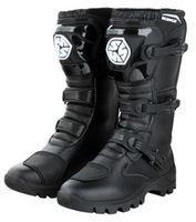 Botas de Motociclismo Personalizadas, Impermeables, Resistentes al Viento, Transpirables, Anti-UV, Antideslizantes, de Secado Rápido, hasta la Rodilla, con Cierre de Hebilla y Correa de Goma