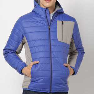 Veste bulle en duvet personnalisée pour hommes Veste bulle en duvet en polyester et nylon de haute qualité pour hommes - Product Image 1